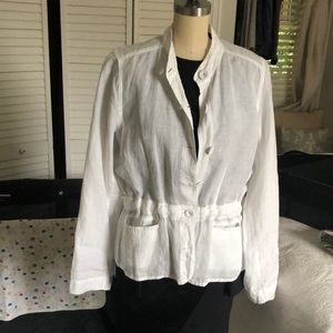 Eileen Fisher linen jacket